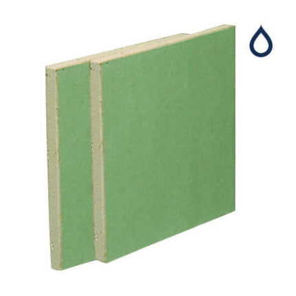 12.5mm Gyproc Moisture Resistant Board Tapered Edge Plasterboard 2400mm x 1200mm