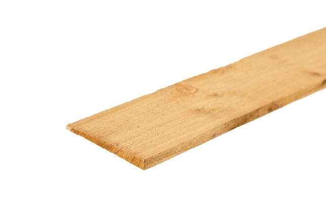 22mmx125mm Green Treated Feather Edge Fence Board 1800mm