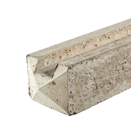 6ft Slotted Concrete End Fence Post 94mmx109mmx1830mm