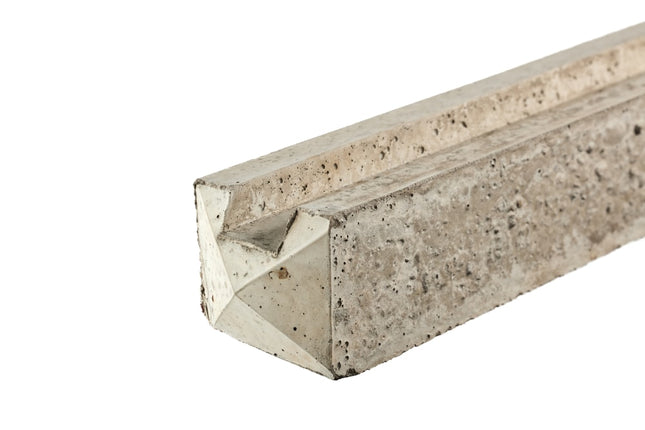 6ft Slotted Concrete End Fence Post 94mmx109mmx1830mm