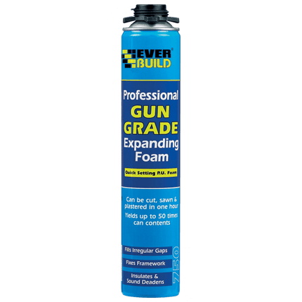 Everbuild Expanding Foam Gun Grade 750ml