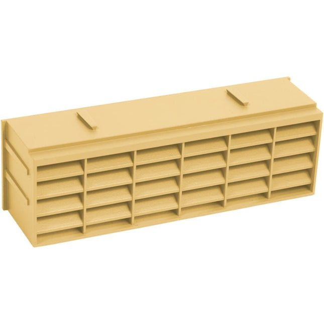 Plastic Air Brick Buff 76mmx229mm (9"x3")