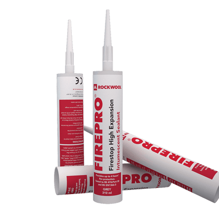 Rockwool High Expansion Intumescent Sealant (Graphite Grey) 310ml Cartridge
