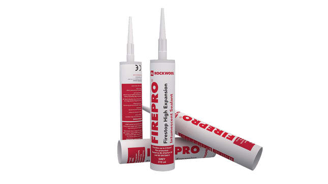 Rockwool High Expansion Intumescent Sealant (Graphite Grey) 310ml Cartridge