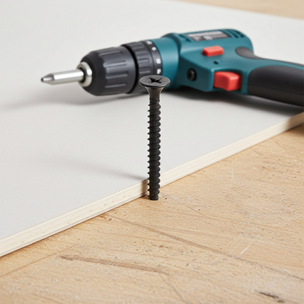 100mm Black Drywall Screws Coarse Thread (500/Box)