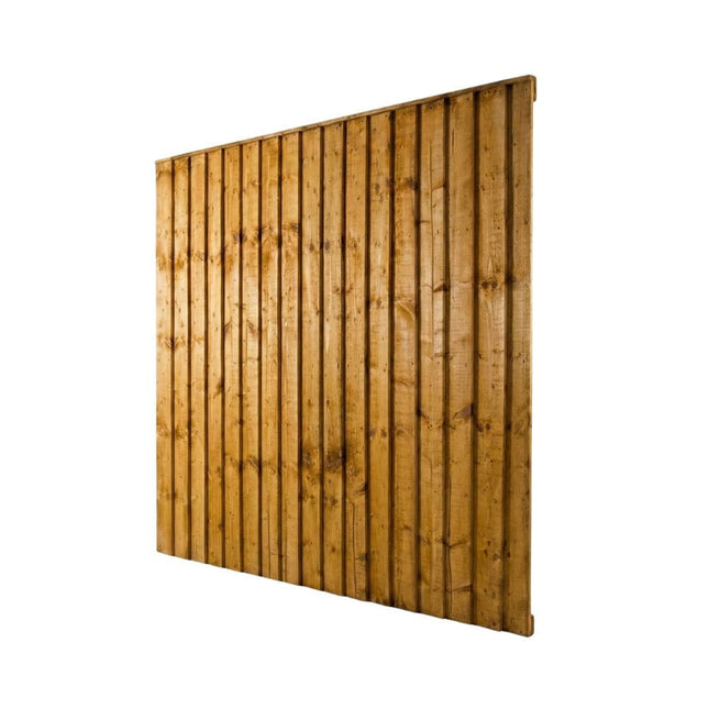 6'x3' Feather Edge Pressure Treated Wooden Fence Panel