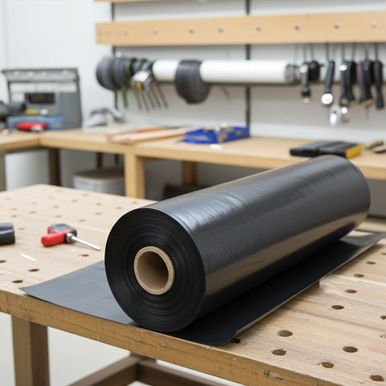 1000 gauge Black Polythene Damp Proof Membrane (DPM) 4m x 25m (Copy)