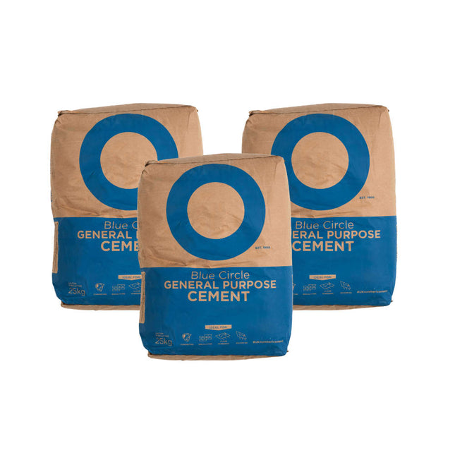 Blue Circle General Purpose Grey Cement 25Kg (Paper Bag) (60 Per Pallet-Full Pallet Deal)