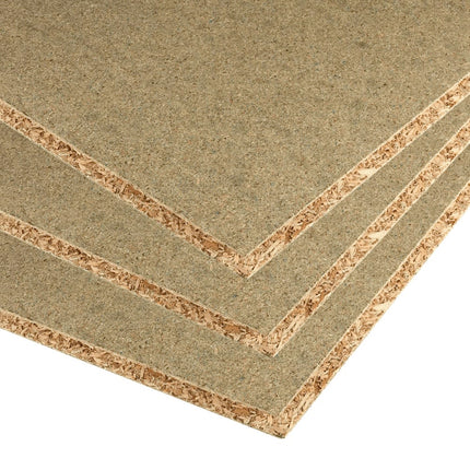 18mm P5 Moisture Resistant Chipboard Flooring T&G 2400x600x18mm (80 Per Pack-Full Pallet Deal)