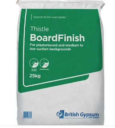 British Gypsum Thistle Board Finish Plaster 25Kg