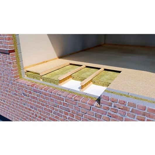 75mm Rockwool RWA45 Acoustic Sound Insulation Slab (4.32m2/Pack)