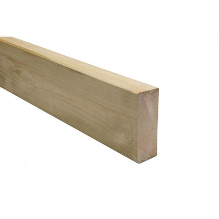 25mm x 50mm Sawn Treated Timber Batten (2" x 1") 4.2m