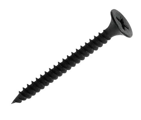 50mm Black Drywall Screws Coarse Thread (1000/Box)